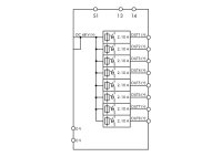 Elektronický jistič 8kanál. vstupní napětí 48 V DC WAGO 787-1668/000-250