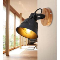 Nástěnné svítidlo GÜNTHER hnědá 1xE27, max. 60W 230V GLOBO 15466S-1