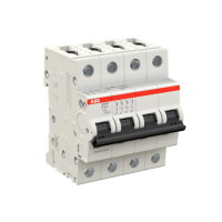 S204M-D0,5 4 fázový jistič 0.5 A char. D 10kA ABB 2CDS274001R0981