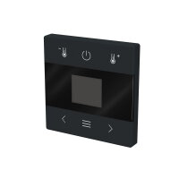 Kryt pro termostat prostorový s Bluetooth, mechová černá ABB 2CKA006430A0424