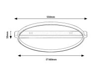 BELIZA černá LED 45W IP20