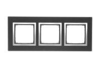 Rámeček 3 -násobný Simon 54 Nature, IP20/IP44, skleněný měsíční láva DRN3/74