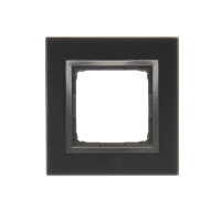 Rámeček 1 -násobný Simon 54 Nature, IP20/IP44 skleněný ztuhlá láva DRN1/73