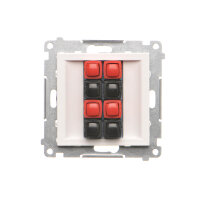 TGL4.01/111 Zásuvka reproduktorová 4 nás