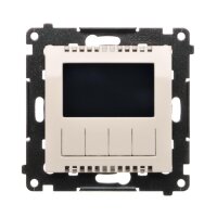 Termostat programovatelný, vč. čidla, krémová KONTAKT SIMON DETD1A.01/41