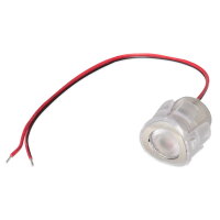 LED světlo do zábradlí, d25x30,5 mm, 1,5 W, 3000 K, 24 VDC, IP67, 60° symetrické