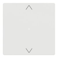Klapka, Merten System D, (nahoru/dolů), nordic white, termoplast