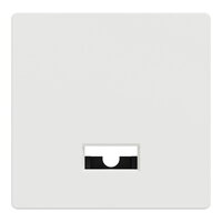 Klapka, Merten System D, s okénkem, nordic white, termoplast MTN3350-6037
