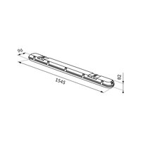 Hermetické LED svítidlo ORO SFERIS LED 58W CCT S-DIMM IP66 LED-POL ORO33164