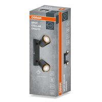 LED SPOT COLLAR BLACK 2XGU10 OSRAM 4099854589386