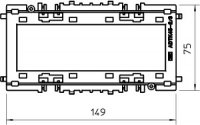 OBO 6258135 Adaptér 2/3 násobný ADT-K45 3