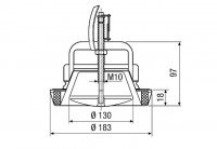 Maico 0151.0272 TB 15 ventil talířový protipožární DN 150