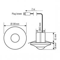 EP10424625 Čidlo přítomnosti 360° PD Com