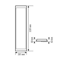 EsyLux EQ10126017 Svítidlo CELINE PNL 1200 LDP SO 3600 840 IP20