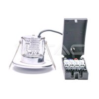 5W LED Fire Rated Downlight Chrome Dimma