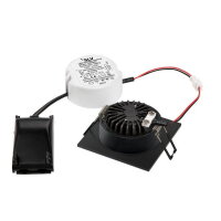 NEW TRIA hranaté LED svítidlo do stropu černá 1800-3000K 7,2W SLV 1001991
