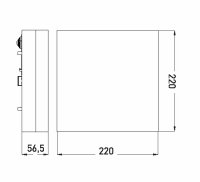 Dekorativní LED svítidlo LED SMART-S White 12W CCT 1400/1770lm GREENLUX GXLS285