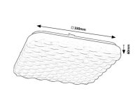 ELDRICK2 svítidlo bílá LED 24W IP20 RABALUX 71150