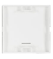 Kryt přístrojů s průhledem, symbol ventilátor, bílý SCHRACK EV102219--