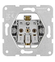 Zásuvka ČSN bezpečnostní clonka, bezšroubové svorky,oranžová SCHRACK EV101257--
