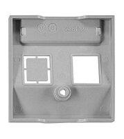 Kryt datové zásuvky 1x RJ45, stříbrný SCHRACK EV124303--