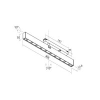 XCLICK S ADJ. LINEAR PROJECTOR 9W 48V DC