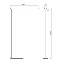 XDELTA FLOOR LAMP ON/OFF 50W (25W/25W) 2