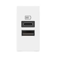 MOSN 2XUSB-AC NABÍJEČKA 3A 1M BÍLÁ