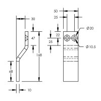FleXbus Extender 50x10 for conductor 220, 360 and 545mm2 Type 3