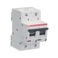 S802S-D10 jistič 2p char. D 10A s klecovou svorkou Icu 50kA ABB 2CCS862001R0101