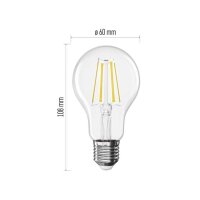 LED žárovka Filament A60, E27, 5,9 W (60 W), 806 lm, teplá bílá EMOS ZF5D42.3
