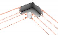 Arkys ARD-34220246 Koleno žlabu LINEAR KL2 90° R50 100/100 ''SZ''