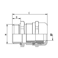 Kabelová vývodka SKINTOP MS-HF-M 12X1.5 LAPP 53112570