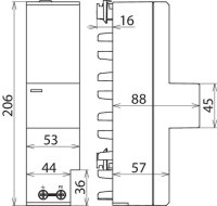Kombinovaný svodič Typ1+2 DEHNshield ZP Basic Typ 1+2 pro 3fáz TT-a TN-S-Sítě