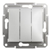 ASFORA Trojnásobný spínač řazení 1, alu SCHNEIDER EPH2100161