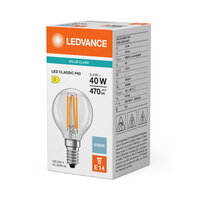 Světelný zdroj LED CLASSIC P V 3.4W 865 Clear E14 LEDVANCE 4099854785320
