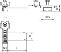 OBO 927 2 6-K Pásková uzemňovací objímka pro trubky 3/8-4'' Nerez ocel