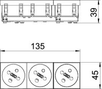 6120326 STD-F3K SRO3 Zásuvka pootočená