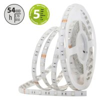 LED pásek SMD5050 RGB, 30LED/m, 8,5W/m, DC24V, 248lm/m, IP54, 10mm, 5m