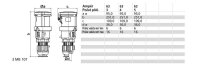 Spojka 63A 4p 500V IP44 7h BALS 3152