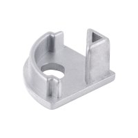 Koncovka pro RS2 s otvorem, stříbrná barva, 1ks MCLED ML-762.041.74.1