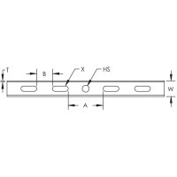 profil pro upevňovací systém 2000, 150mm CADDY 2006 570350