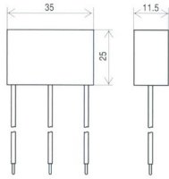 Svodič přepětí  ETITEC D 255/3 MINI síť TN-S / TT ETI 002441632