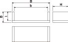 Odlehčení tahu OBO ZSE90-45-11 L pro svislé uložení kabelů 500x140x200