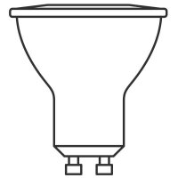 Světelný zdroj LEDVANCE LED VALUE PAR16 BLACK 80 6.9 W/4000 K GU10