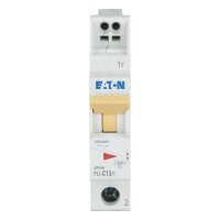 PLI-C13/1 Jistič PLI (bezšroubové svorky nahoře) char C 1-pólový 10kA 13A 101257