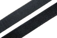 Oboustranný suchý zip, šířka 20mm, balení 25m, černý, SXSZO-20MM-25M-BK