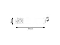 SOFT2 LED 5W IP20 stříbrná 4000K 260lm RABALUX 78055