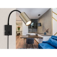 Nástěnné svítidlo ROBBY černá 1xGU10, max. 25W 230V GLOBO 57911WM