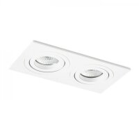 PASADENA GU10 SQ II zápustná bílá 230V GU10 2x50W RENDL R12713